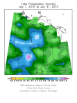 July rainfall in the Midwest. 